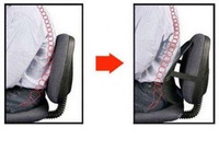Поддержка-корректор для спины на офисное(атомобильное) кресло "ОФИС-КОМФОРТ 2